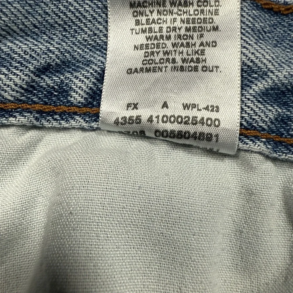 Levis 550 Jeans Mens 36x34(32) Blue Denim Faded Straight Leg Relaxed‎ Cotton